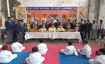 Valsad District Inter School Open Karate Championship Program at Dharampur